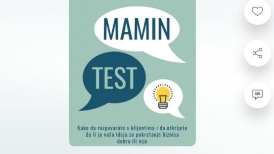 Kako da otkrijete da li vaša ideja ima šanse za uspeh saveti iz knjige Mamin test
