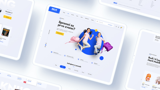 Delfi knjižare vebsajt developming mikroservisna arhitektura